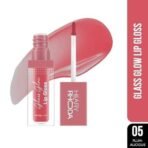 Hilary Rhoda Glass Glow Lip Gloss | Nourishing & Hydrating Lip Gloss | Sheer Coverage | High Shine | Juicy & Plump Lips | Keeps Lips Moisturised | Glides on Smoothly | 5ml (Plumalicious - Shade 05) - Fast UK Delivery - Image 3