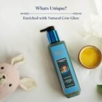 Blue Nectar Baby Wash for Bath with Organic Ghee | Gentle Cleanser Body Wash for Kids | Top to Toe Wash for Baby with Natural Moisturizer (200 ml, 9 Herbs) - Fast UK Delivery - Image 3