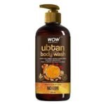 WOW Skin Science Ubtan Body Wash For Tan Removal And Glowing Skin - With Chickpea Flour, Almond, Safron & Turmeric Extract - 500mL - Fast UK Delivery - Image 2
