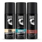 Beardo Deodorant Perfume Body Spray Set For Men (120ml x 3) | Don Deo with Most Wanted Fragrance - Citrus & Musky Scent | Mariner Captain Jack Body Spray with Aqua Notes | Whisky Smoke Deo Spray has Woody & Oudh Scent | Christmas gift for men | Gift For Friends | Gift for Men - Fast UK Delivery - Image 2