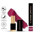MyGlamm Manish Malhotra Hi-Shine Lipstick - English Rose - 4gm | Pink Purple Shade | Lightweight, Long-wear Lipsticks | UVB Protection, High Coverage, Cruelty Free | Exclusively by MyGlamm - Fast UK Delivery - Image 3