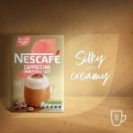 Nescafe Gold Cappuccino Unsweetened Taste Pouch, 113 Gram - Whole Bean - Fast UK Delivery - Image 4