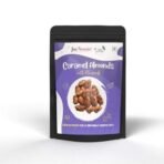 Jus' Amazin Roasted Almonds Coated with Organic Flax Seeds - Sweet 'N' Salty (35g) | 22% Protein | 100% Natural | Vegan | Dairy Free | Gluten Free - Fast UK Delivery - Image 2