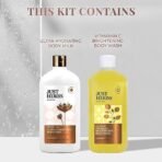 Just Herbs Coconut Almond Body Milk And Salicylic Body Wash, Clear & Radiant Skin Hydraclean Kit for Men and Women - Combo Gift Set (2 x 300ml) - Fast UK Delivery - Image 5