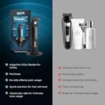 Beardo Ball Safe Trimmer for Men | Fast charging trimmer men for private parts, beard, body | IPX7 Waterproof Trimmer with Safe Flexible Blades | Body Grooming Kit - No Nicks or Cuts, Powerful Motor, Type C, Fast Charging, 110-Min Runtime - Fast UK Delivery - Image 5