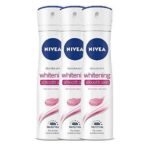 NIVEA Unisex Whitening Smooth Skin Fresh Scent Deodorant Spray For , 150Ml (Pack Of 3) - Fast UK Delivery - Image 2
