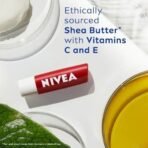 NIVEA Shine Caring Lip Balm, Pomegranate, 4.8G, Red - Fast UK Delivery - Image 5