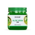 DR.RASHEL Aloe Vera Gel with natural Aloevera Extract for Men & Women for Moisturize and Sooth Glowing Skin with No Parabens, SLS, Silicones & Colour (380ml) - Fast UK Delivery - Image 2