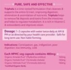 Organic India Triphala 60 Capsules Bottle - Image 3