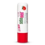 Sebamed Lip defense 4.8gm, Strawberry | SPF 30 |Tinted Lip balm for Dry & Chapped lips with natual oil & Vitamin E | UV protection | Dermatologically tested - Fast UK Delivery