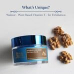 Blue Nectar Gel Face Scrub With Plant Based Vitamin E | Walnut Scrub for Face for Gentle Exfoliation & Skin Brightening | Detan Scrub for Tan Removal | Exfoliating Scrub for Women & Men (10 Herbs, 50g) - Fast UK Delivery - Image 3