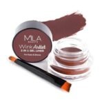 Mila Beaute Wink Artist Gel Eyeliner with Brush | For Eyes & Brows | Lasts Upto 36 Hours | Long Lasting & Waterproof Formula | Enriched With Calendula Oil and Aloe Vera | Shade - (Brown, 4g) - Fast UK Delivery - Image 2