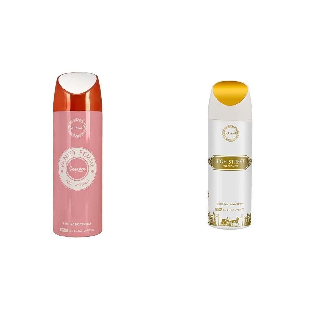 uk41hOeK6aCeL-1-1.jpg Armaf Vanity Femme Essence Perfume Body Spray For Women, Fresh Scent, 200ml,Armaf High Street Perfume Body Spray - 200ml (Deodorant Spray for Woman) - Fast UK Delivery - Image 1