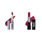 Glam 21 Glam21 Long Lasting Non-Transfer Lipstick|Creamy Matte Formula - 2.8gm|Light Maroon-05 & Ultra Velvet Lipstick | Long-lasting stay on lips | Lovely matte finish | 2.5gm | Red Wine-8 - Fast UK Delivery