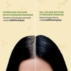 INDUS VALLEY Damage Free Natural Gel Hair Colour for Women | Ammonia & PPD Free Organic Hair Colour with 100% Grey Coverage, Long Lasting Conditioning Hair Color | Dark Brown 3.00-220 ml - Fast UK Delivery - Image 7