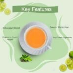 Golden Tips 100% Pure Indian Earl Grey Bergamot Flavoured Green Tea Bags Box (50gm- 25 Tea bags) - Fast UK Delivery - Image 3