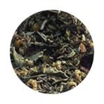 Golden Tips Loose Leaves Mint Green Tea Supreme Synthesis Hibiscus Stevia (100 Gram,50 cups) - Fast UK Delivery - Image 3
