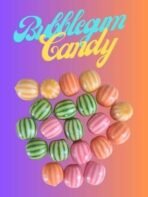 Organic Bites Chewing Gum Balls, Sugar Coated Bubble Gums Candy -150 Pcs (Jar Pack) - 350 Gm, Mix Fruit - Fast UK Delivery - Image 3