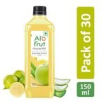 Alo frut Mosambi Fruit Drink with Tasty Aloevera Chunks & Juice | Goodness of Fruits and Aloevera | Ready-to-Serve Fruit - 150 ml (Pack of 30) - Fast UK Delivery - Image 3