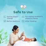 Himalaya Nature Touch Water Baby Wipes |72 Wipes - Pack of 1| 99% Pure Water | 100% Plant-Based Biodegradable Wipes | Organic Coconut Oil | for Sensitive Skin from Day 1 |Unscented - Fast UK Delivery - Image 7