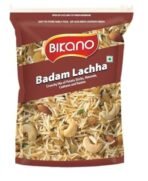Bikano Badam Lachha | Nutty Cashews & Almonds | Tea Time Snack | Badam Lachha Namkeen, 400g Pack - Fast UK Delivery - Image 2