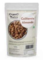 OrganoNutri Premium California Almonds 400g Pack | Premium Badam Giri | High in Fiber & Boost Immunity | Real Nuts | Whole Natural Badam - Fast UK Delivery - Image 2