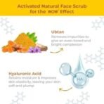 WOW Skin Science Ubtan + Hyaluronic Acid Detan Face Scrub | Gently Exfoliates | Removes Impurities | Hydrates Skin | Promotes Even-Toned Complexion | 100g - Fast UK Delivery - Image 4