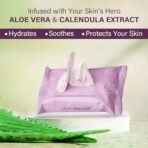 Hilary Rhoda One Swipe Makeup Remover Wipes | Removes Waterproof Makeup | Aleo Vera Infused Makeup Remover Wipes | Hydrating & Cleansing Facial Wipes | Paraben-Free | 25 pcs - Fast UK Delivery - Image 5