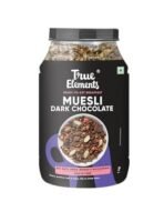 True Elements Dark Chocolate Muesli 1kg | Nuts & Berries Muesli | 13g Clean Protein | 13% Millet | Cereal for Breakfast | Gluten Free Breakfast - Fast UK Delivery - Image 2