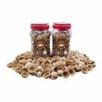KONFIZ Wafer Shell 100pcs 2 Jar Sweet Chocolate Shells Shell Making for Choco Shell Cake, Ice Cream, Chocolate Balls, Candy, Rice Balls and Biscuit, Shell - Fast UK Delivery - Image 2