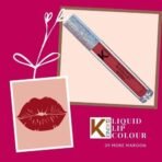 KINDED Liquid Lip Colour Vitamin E Enriched No Transfer Waterproof Long Stay Lipsticks Lip Gloss Set for Girls Women (Pack of 2, 6 ml each, Matte Finish, Shades Sangria Orange & More Maroon) - Fast UK Delivery - Image 6