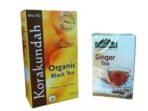 KORAKUNDAH Organic Black Tea 250 g|CHAMRAJ Ginger Tea 25 Dip Bags |Pack of 2|Total 300g|India's Finest Chamraj Nilgiri Tea - Fast UK Delivery - Image 2
