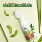 Just Herbs Neem and Aloe Vera Plant Salicylic Acid Foaming Face Wash for Men & Women 100 ml - Fast UK Delivery - Image 3