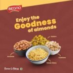 Bikano Badam Lachha | Nutty Cashews & Almonds | Tea Time Snack | Badam Lachha Namkeen, 400g Pack - Fast UK Delivery - Image 5