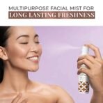 Just Herbs Long Stay Non Sticky Makeup Fixer, Setting Spray for Face Makeup with Aloevera and Green Tea 100 ml - Fast UK Delivery - Image 3