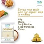 Natureland Organics Wheat Suji / Sooji 500 Gm - Organic Sooji - Fast UK Delivery - Image 4