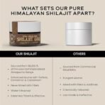 Wellbeing Nutrition Pure Himalayan Shilajit Gold Resin for Strength, Stamina, Performance, Stress Relief and Vitality | Ashwagandha, Safed Museli & Swarna Bhasma (24K Gold Leaf) | Lab Tested - 20g - Image 5