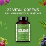 Rooted Actives Superfood Greens & Herbs Daily Veggies supplement | 22 Daily Greens, Probiotics & Enzymes (60 Tablets) | Rich in vitamins, minerals, iron, fiber & antioxidants - Fast UK Delivery - Image 5