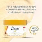 Dove Exfoliating Body Polish Scrub for Dry Skin with Crushed Almond and Mango Butter, Gently Exfoliates and Moisturizes to Reveal Instantly Soft, Smooth & Healthy Skin, Naturally Derived Ingredients, Sulfate-Free, Fruity Scent, 298g - Fast UK Delivery - Image 6