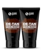 BEARDO De-Tan Face wash for Men, 100ml (Pack of 2) | Reduces Tan for glowing complexion | Coffee Facewash | Dark Spot Reduction | Tan removal face wash men - Fast UK Delivery - Image 2