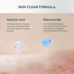 NIVEA Derma Skin Clear Wash Gel (150ml), Deep Cleansing Face Wash Gel, Salicylic Acid Face Wash Enriched with Niacinamide to Cleanse Pores and Remove Impurities - Fast UK Delivery - Image 4