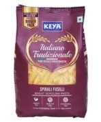 Keya Fusilli Pasta 1kg, 100% Durum Wheat Pasta | Vegetarian | No MSG | Low in Calories | No Trans Fats | Healthy | Cooked in 10 Minutes - Fast UK Delivery - Image 2