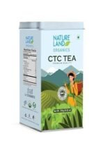 Natureland Organics CTC Tea 250 gm, 100% Organic Strong Black Tea (Pack of 3) - Fast UK Delivery - Image 4