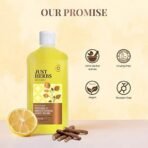 Just Herbs Vitamin C Brightening Body Wash with Lime and Liquorice for Men & Women | Hydrates Skin, Reduces Hyperpigmentation & Maintains pH Level | Suits All Skin Types- 300 ml - Fast UK Delivery - Image 7