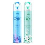 Godrej aer Spray | Room Freshener for Home & Office - Cool Aqua & Jasmine Delight | Pack of 2 (220 ml each) | Long-Lasting Fragrance - Fast UK Delivery - Image 2