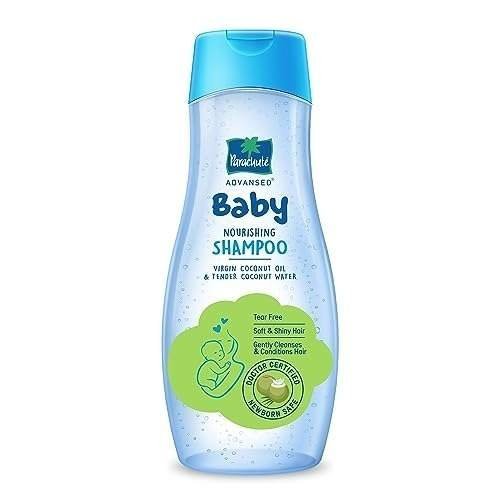 Parachute Advansed Baby Shampoo for Kids | Doctor Certified | Tear Free | Tender Coconut Water & Virgin Coconut Oil | Soft & Shiny Hair | 410ml - Fast UK Delivery