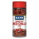 Keya Red Chilli Flakes | Dry Red Chilli Flakes Seasonings | Aromatic Spicy Dried Pizza Pasta Seasoning | Zero added Colours, Fillers, Additives & Preservatives | 100% Natural | 40gm - Fast UK Delivery - Image 2