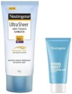 Neutrogena Hydro Boost Hyaluronic Acid Hydrating Gel & Ultrasheer Sunscreen For All Skin Types Spf 50+, Pack Of 1 - Fast UK Delivery - Image 2