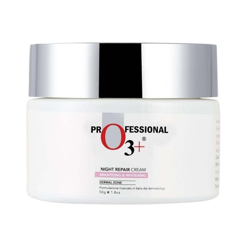 uk41jOdqf4OL-1.jpg O3+ Night Repair Cream - Moisturiser For Brightening & Glowing Skin 50g | Fades Finelines & Wrinkles, Restores Skin Elasticity & Firmness - Ideal for All Skin Types - Fast UK Delivery - Image 1