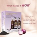 WOW Skin Science Ultimate Onion Oil Hair Care Kit for Hair Fall Control - Shampoo 300ml + Conditioner 300ml + Onion Hair Oil 200ml - Fast UK Delivery - Image 4
